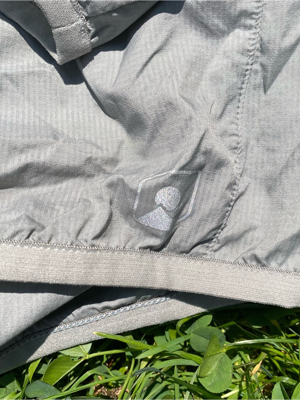 Eastern Mountain Sports Light Gray Hooded Shirt Jacket - Picture 8 of 11